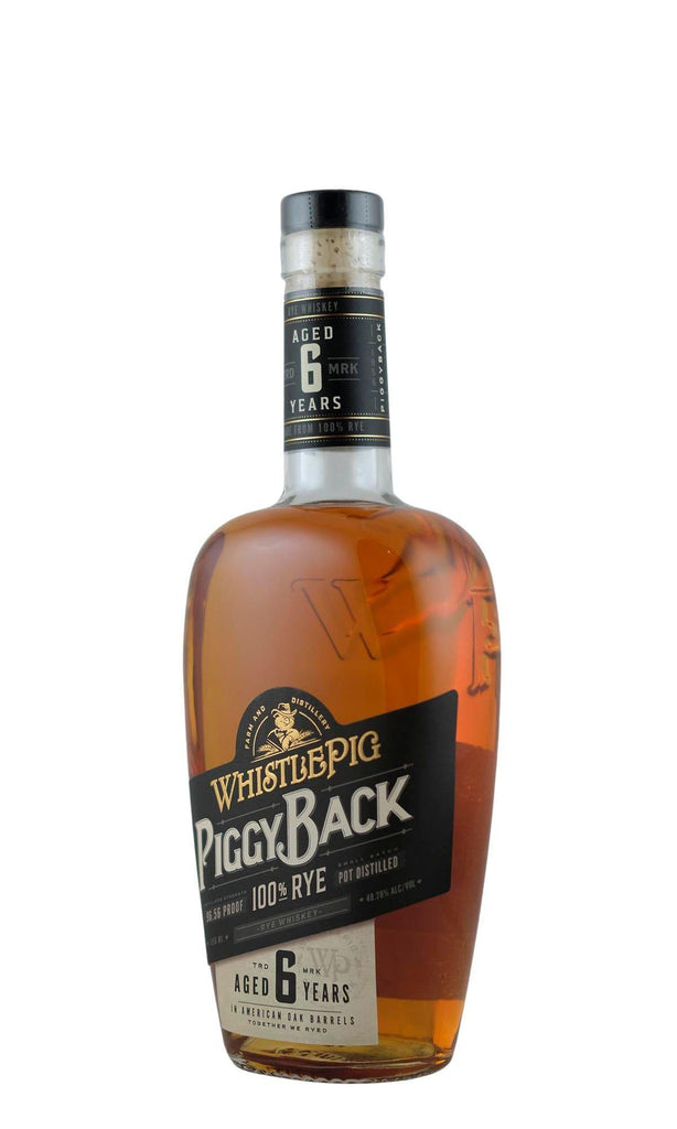 Bottle of Whistlepig, Piggy Back 6 Year Old Rye Whiskey, NV - Flatiron Wines & Spirits - New York
