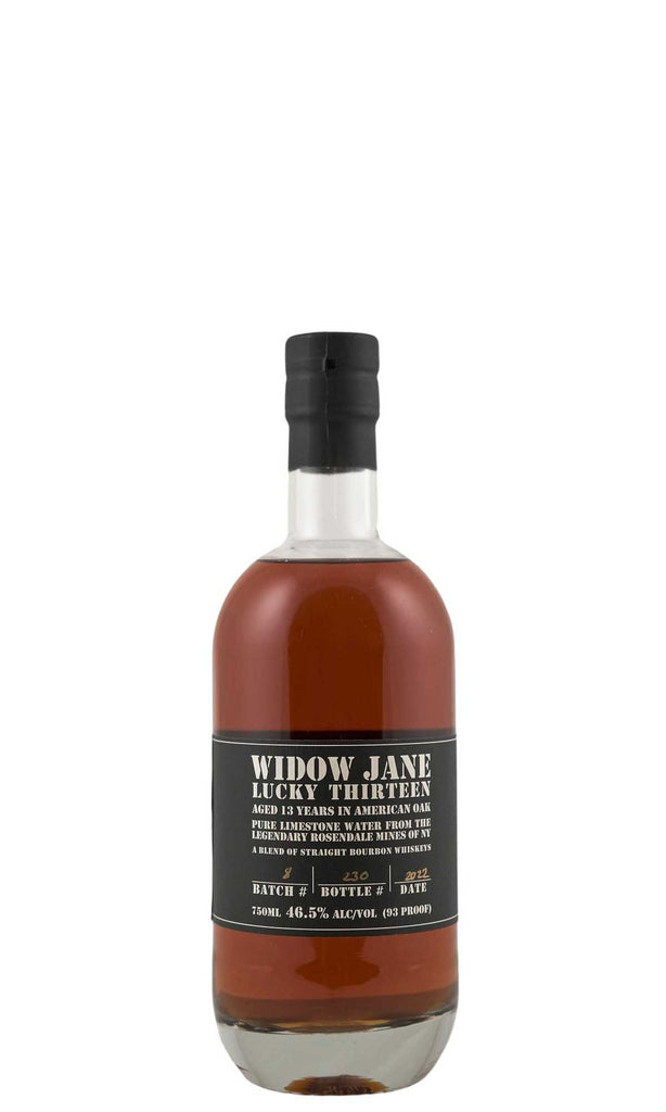 Bottle of Widow Jane, Lucky Thirteen Small Batch Bourbon, NV - Spirit - Flatiron Wines & Spirits - New York